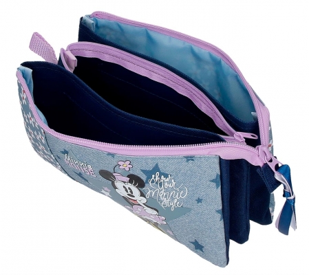 Penar fete, Disney Minnie Mouse Style, 3 compartimente, multicolor